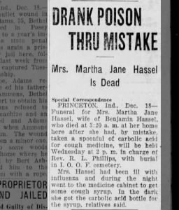 Martha Hassel is Dead